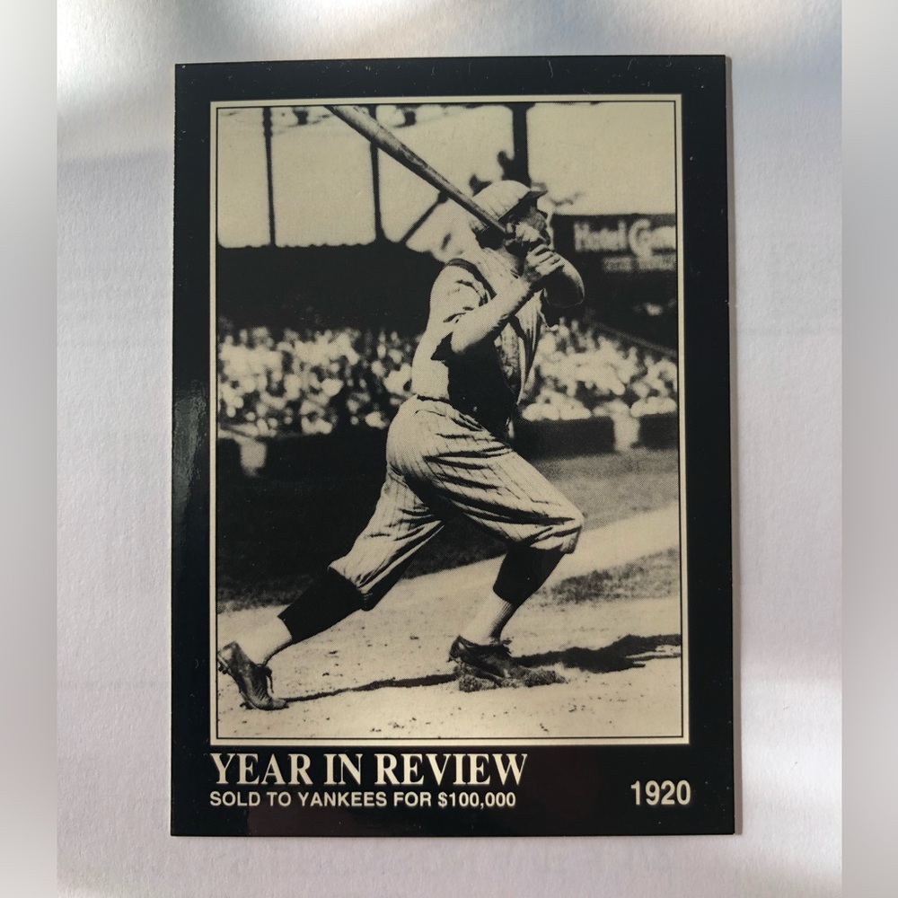 Babe Ruth Vintage Baseball Player card